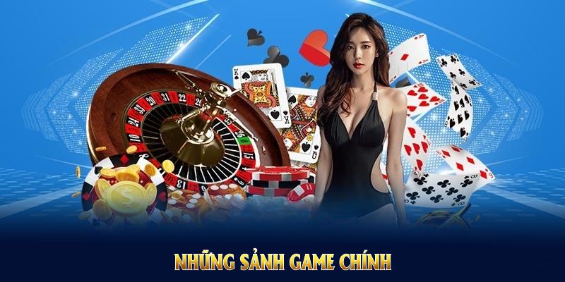 Những sảnh game chính thu hút nhiều thành viên tham gia tại HUBET